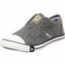 Chaussures - Mustang - Babouche - Gris - Talon plat 1cm - Fermeture sans lacet