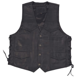 Modeka 1653 Veste en cuir, noir, taille M pour Hommes
