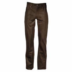 Modeka Stemp Pantalon en cuir de moto, brun, taille 40 pour Femmes