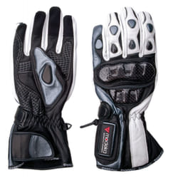 Modeka Sportie Gants de moto, noir-blanc, taille M L pour Hommes
