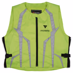 Modeka Warning Veste réfléchissante, jaune, taille 3XL pour Hommes