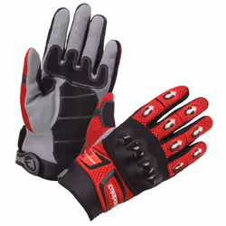 Modeka MX Top Gants, noir-rouge, taille XL pour Hommes