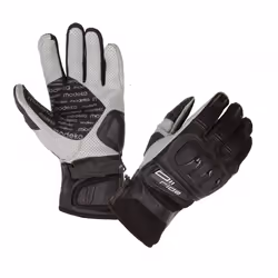 Modeka Air Ride Gants de moto, noir-blanc, taille S pour Hommes