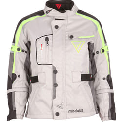 Modeka El Chango Veste textile de moto pour enfants, gris, taille 3XL 58 60 pour Des gamins