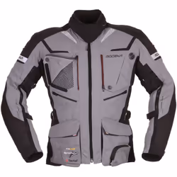 Modeka Panamericana Veste textile de moto, noir-gris, taille 3XL pour Hommes