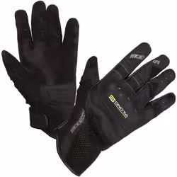 Modeka Sonora Gants de moto, noir-jaune, taille S M pour Hommes