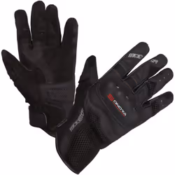 Modeka Sonora Gants de moto, noir-rouge, taille L pour Hommes