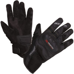 Modeka Sonora Gants de moto, noir-rouge, taille L pour Hommes
