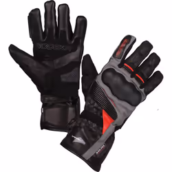 Modeka Panamericana Gants de moto, noir-rouge, taille 2XL pour Hommes