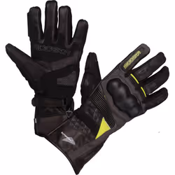 Modeka Panamericana Mesdames les gants de moto, noir-jaune, taille XS pour Femmes