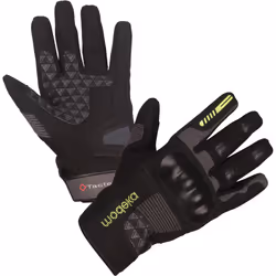 Modeka Fuego Gants de moto, noir-gris, taille L pour Hommes