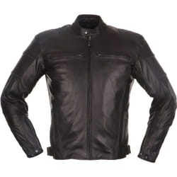 Modeka Ruven Veste en cuir de moto, noir, taille 4XL pour Hommes