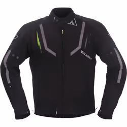 Modeka Eloy Veste textile de moto, noir, taille S pour Hommes