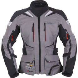 Modeka Panamericana Veste textile de moto dames, noir-gris, taille 34 pour Femmes