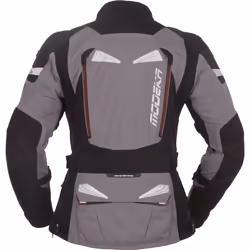 Modeka Panamericana Veste textile de moto dames, noir-gris, taille 38 pour Femmes