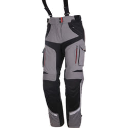 Modeka Panamericana Dames de moto pantalon Textile, noir-gris, taille 40 pour Femmes