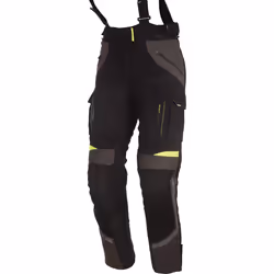 Modeka Panamericana Dames de moto pantalon Textile, noir-jaune, taille 36 pour Femmes