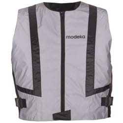 Modeka Doc Silver Avertissement Vest, gris, taille M pour Hommes