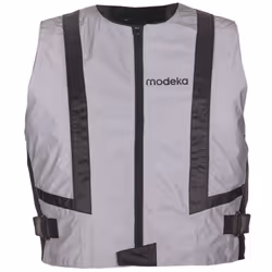 Modeka Doc Silver Avertissement Vest, gris, taille 4XL pour Hommes