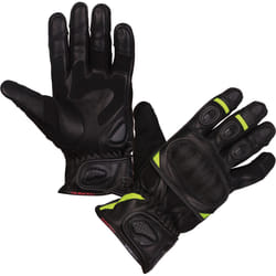 Modeka Sahara S Gants de moto, noir-jaune, taille M L pour Hommes