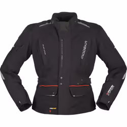 Modeka Viper LT Veste textile de moto, noir, taille XL pour Hommes