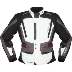 Modeka Viper LT Veste textile de moto, noir-gris, taille L pour Hommes
