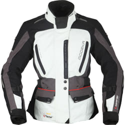Modeka Viper LT Veste textile de moto dames, noir-gris, taille 38 pour Femmes