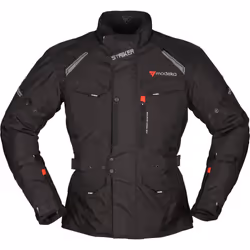 Modeka Striker II Pantalon textile de moto, noir, taille 4XL pour Hommes