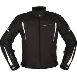Modeka Aenergy Veste textile de moto, noir-blanc, taille XS pour Hommes