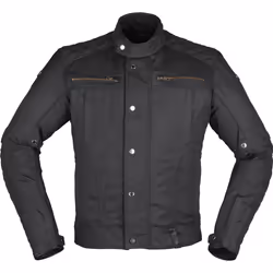 Modeka Thiago Veste textile de moto, noir, taille 4XL pour Hommes