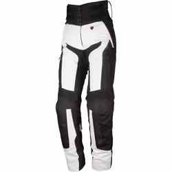 Modeka Elaya Pantalon textile de moto dames, noir-gris, taille 40 pour Femmes