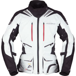 Modeka Panamericana Veste textile de moto dames, noir-gris, taille 34 pour Femmes