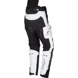 Modeka Panamericana Dames de moto pantalon Textile, noir-gris, taille 40 pour Femmes
