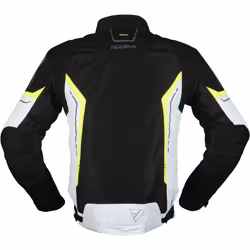 Modeka Khao Air Veste textile de moto, noir-gris-jaune, taille M pour Hommes - Vue supplémentaire 4