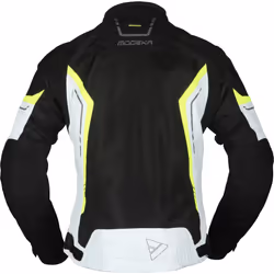 Modeka Khao Air Veste textile de moto dames, noir-gris-jaune, taille 34 pour Femmes - Vue supplémentaire 4