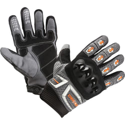 Modeka MX Top Gants, gris-orange, taille S M pour Hommes