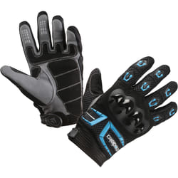 Modeka MX Top Gants, noir-bleu, taille S M pour Hommes