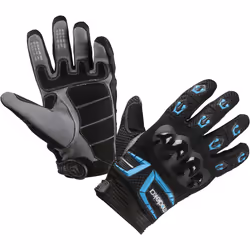 Modeka MX Top Gants, noir-bleu, taille 3XL pour Hommes