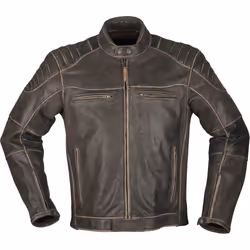 Modeka Vincent Aged Veste de Leater de moto, brun, taille L pour Hommes