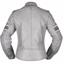 Modeka Iona Veste en cuir de moto dames, gris, taille 38 pour Femmes - Vue supplémentaire 4