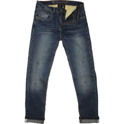 Modeka Glenn Slim Pantalon textile de moto, bleu, taille 33 pour Hommes