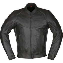 Modeka Hawking II Veste en cuir de moto, noir, taille L pour Hommes