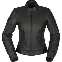 Modeka Helena Veste en cuir de moto dames, noir, taille 38 pour Femmes