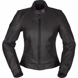 Modeka Helena Veste en cuir de moto dames, noir, taille 38 pour Femmes