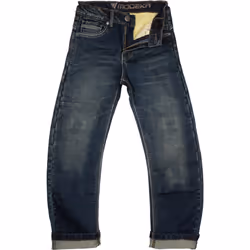 Modeka Alexius Pantalon textile de moto pour enfants, bleu, taille XS pour Des gamins
