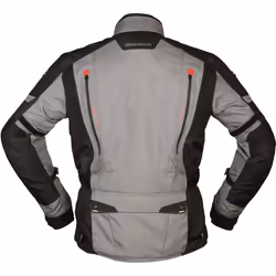 Modeka Aeris Veste Textile moto, noir-gris, taille XS pour Hommes