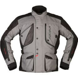 Modeka Aeris Veste Textile moto, noir-gris, taille L pour Hommes