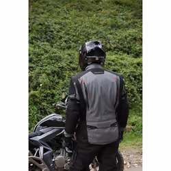 Modeka Aeris Veste Textile moto, noir-gris, taille 3XL pour Hommes