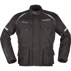 Modeka Tarex Veste textile de moto, noir, taille 3XL pour Hommes