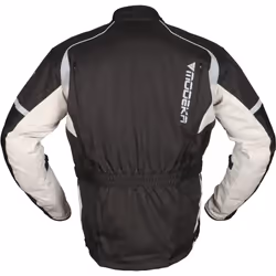 Modeka Tarex Veste textile de moto, noir-gris, taille 2XL pour Hommes